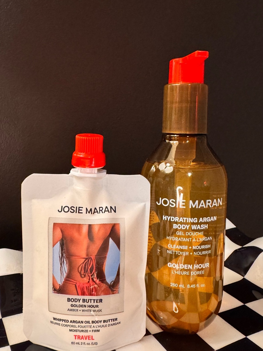 Josie Maran Golden Hour Body Wash + Body Butter Bundle